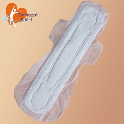 Female disposable bamboo sanitary pad day and night use oem brand