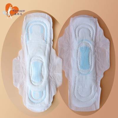 315mm blue 8pcs per bag,16bags per ctn lady sanitary pads sell to Iraq, Dubai, Iran,Egypt market